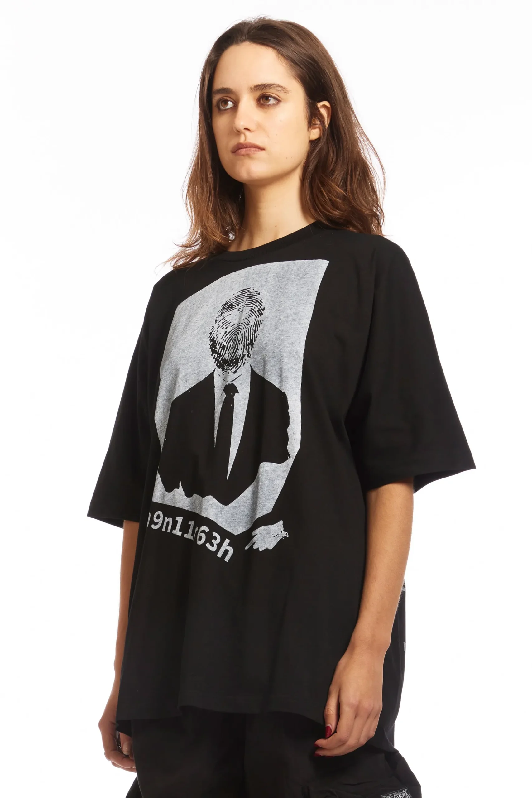 AGENT MONO SEAM S/S TEE BLACK