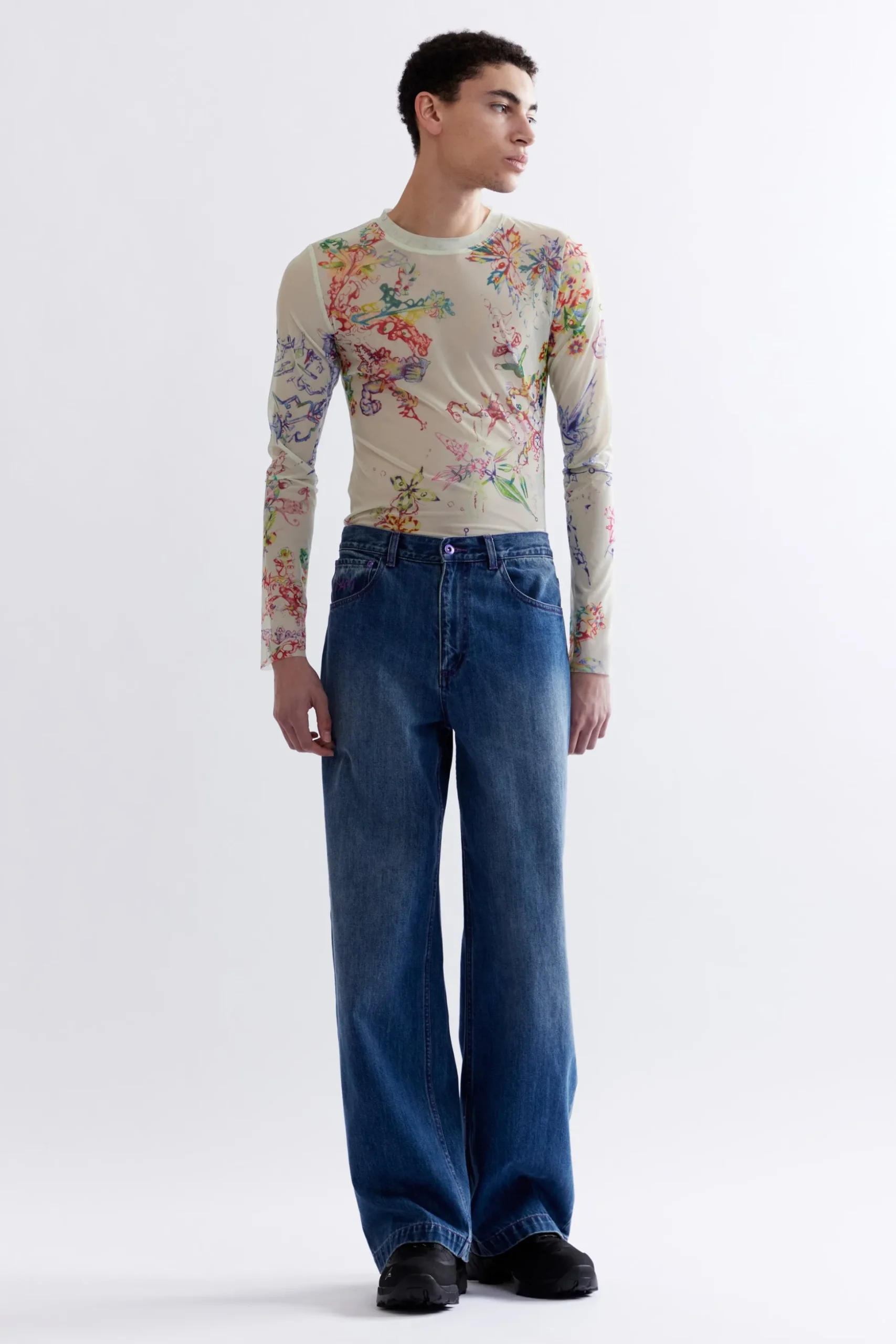 ALTO WIDE LEG DENIM JEANS