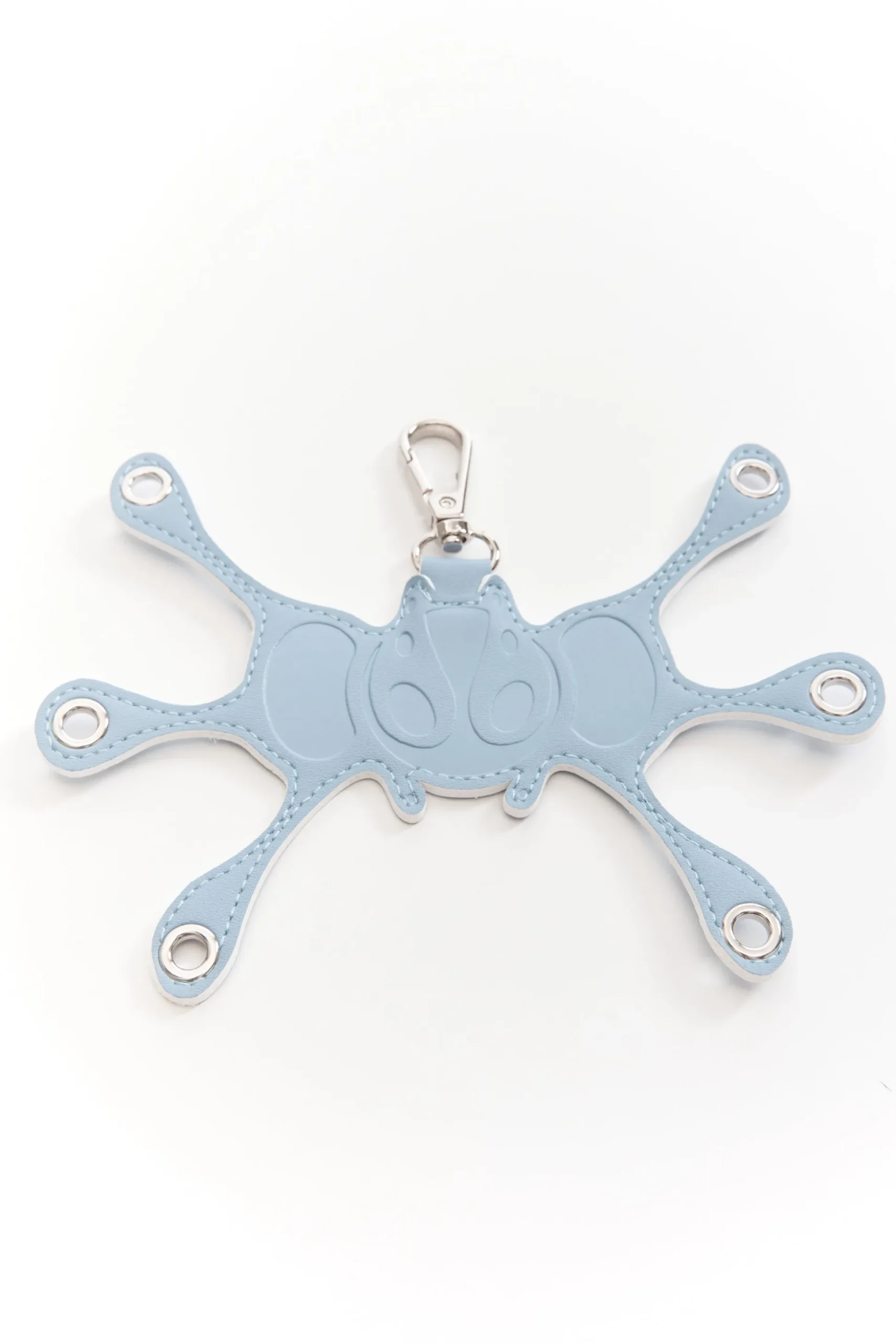 Angel99 Grommet Keychain Baby Blue