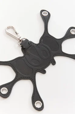 Angel99 Grommet Keychain Black