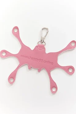 Angel99 Grommet Keychain Pink