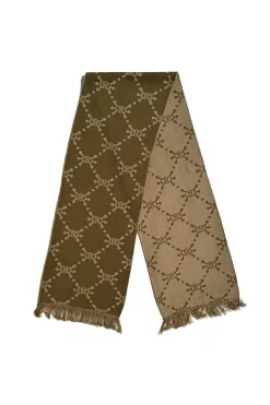 ANGEL MONOGRAM SCARF BROWN