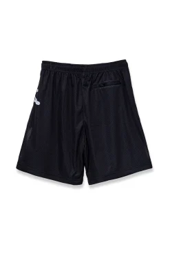 B Logo Mesh Short Black