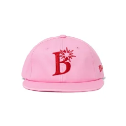 B Logo 6-Panel Cap Pink