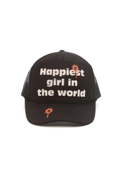 BLACK HAPPY CAP