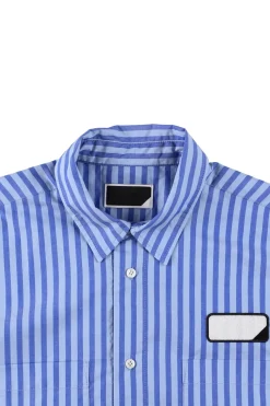 BOWTIE WORKSHIRT BLUE STRIPE