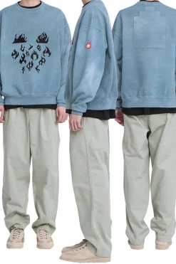 CASUAL TWO TUCK PANTS GREY