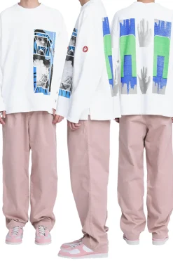 CASUAL TWO TUCK PANTS PINK