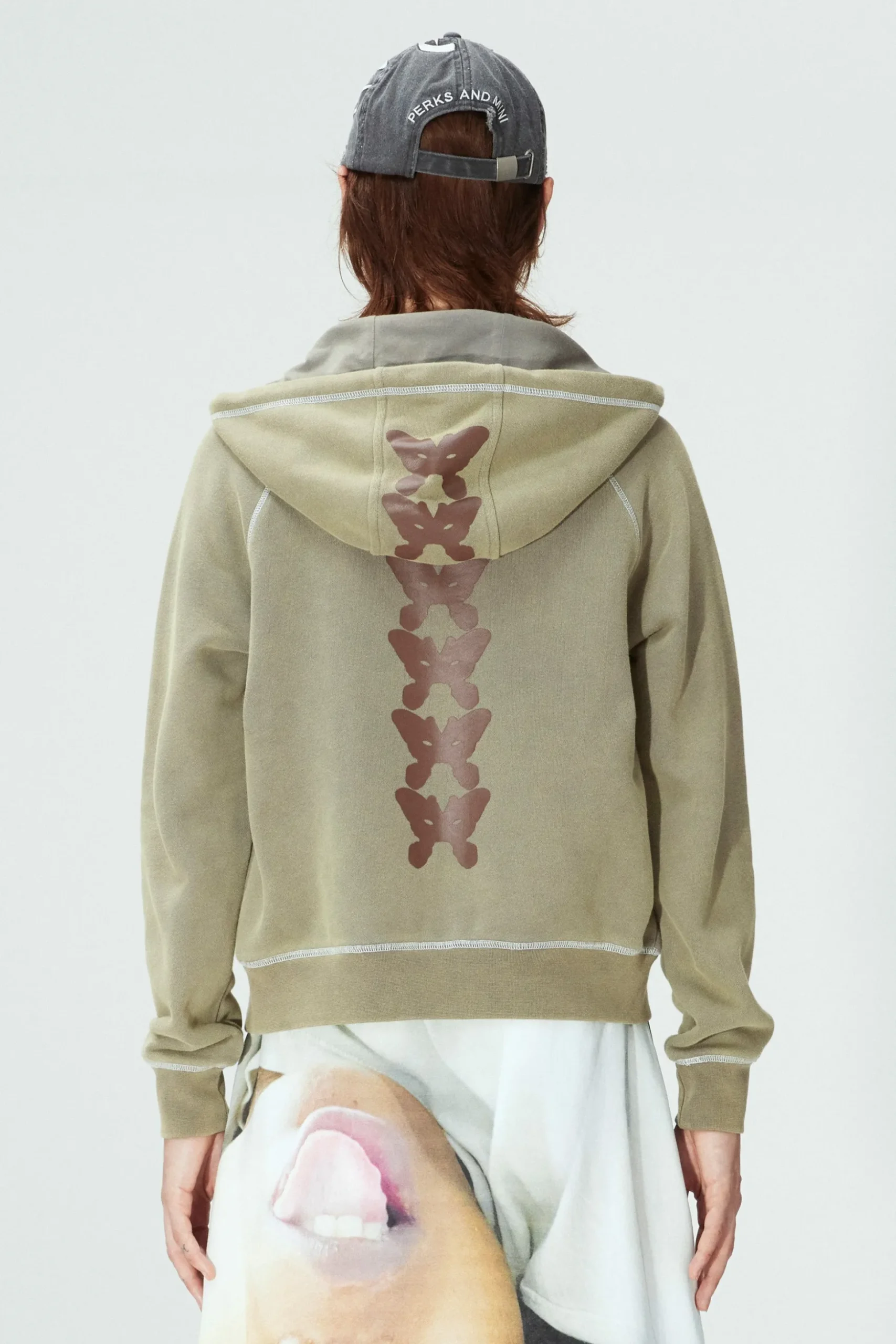 CHERRY MOON HOODED ZIP THRU SWEAT