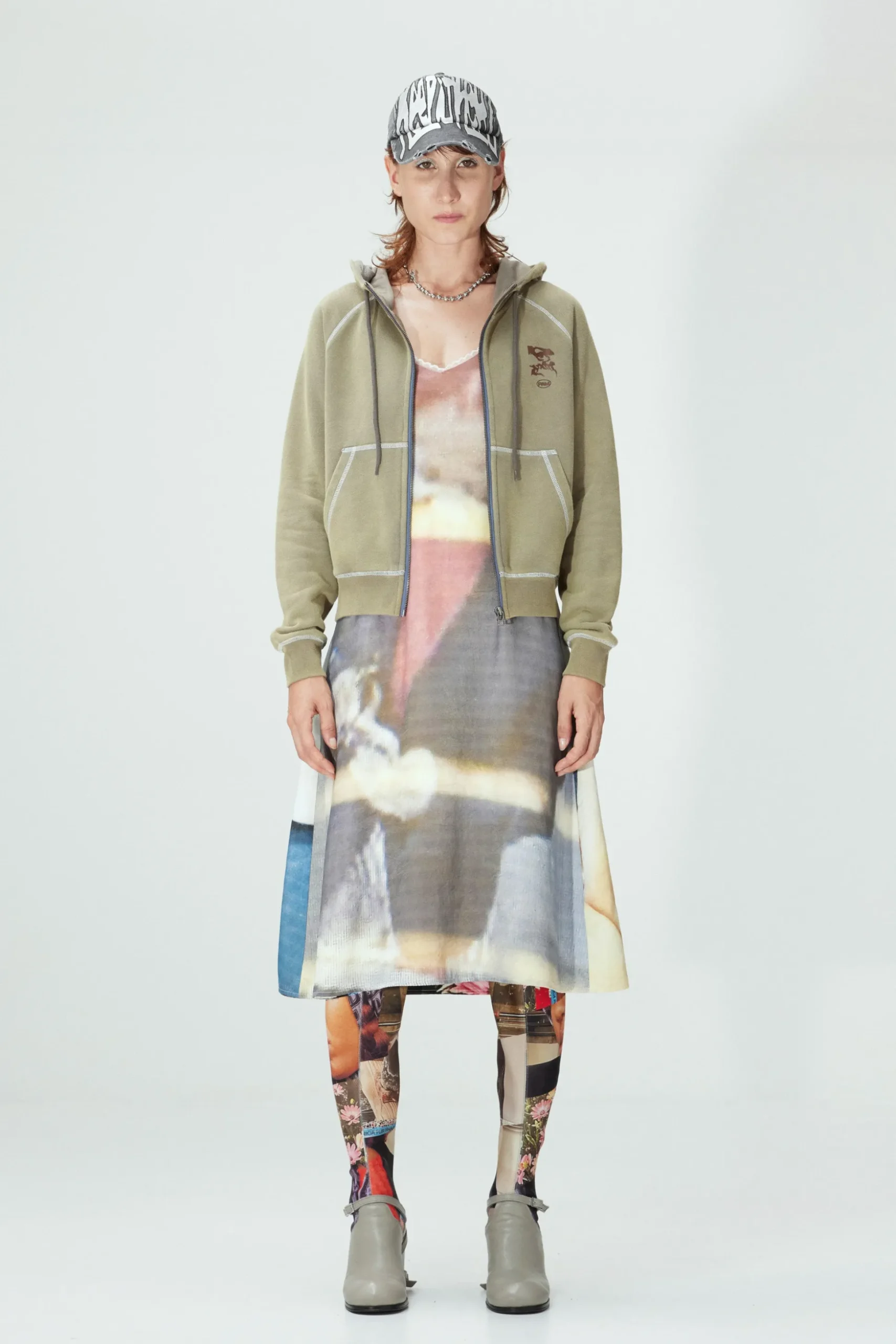 CHERRY MOON HOODED ZIP THRU SWEAT