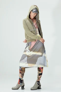 CHERRY MOON HOODED ZIP THRU SWEAT