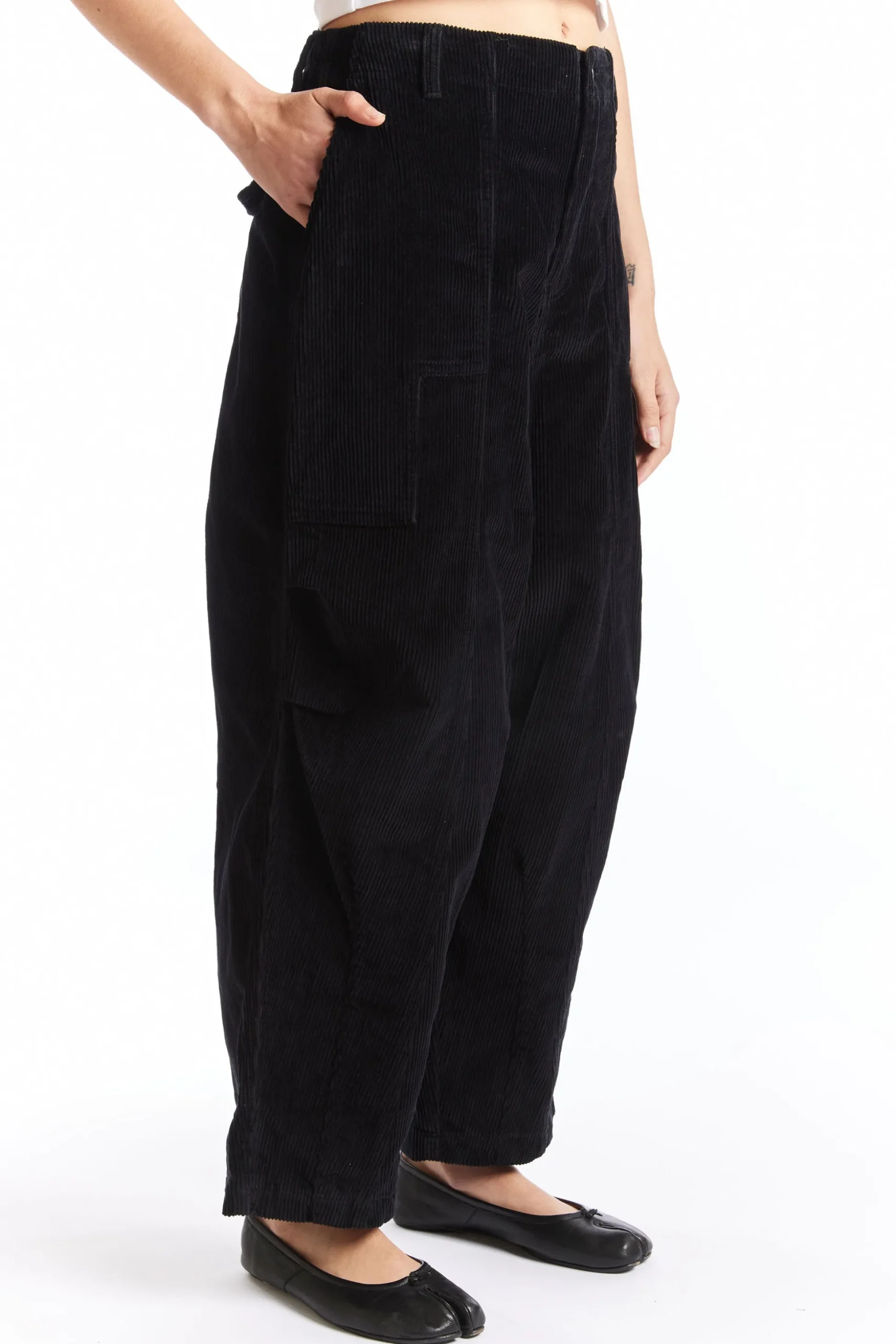 CORDUROY PONDERING PANT BLACK