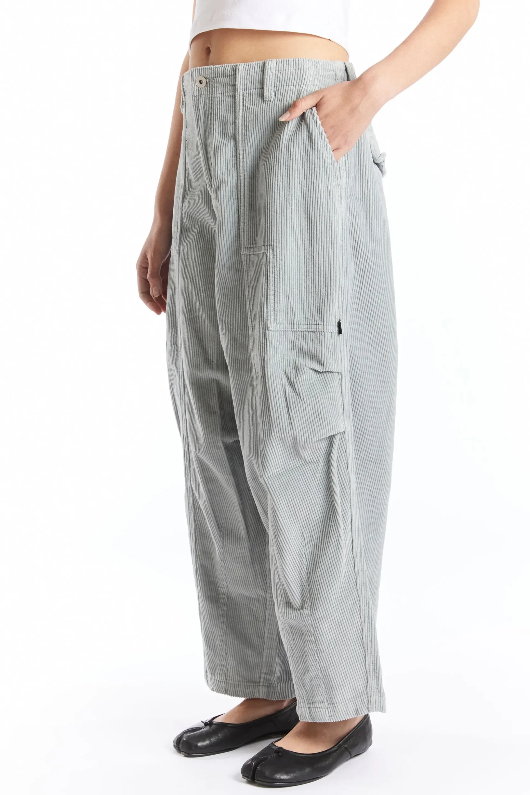 CORDUROY PONDERING PANT SKY GREY