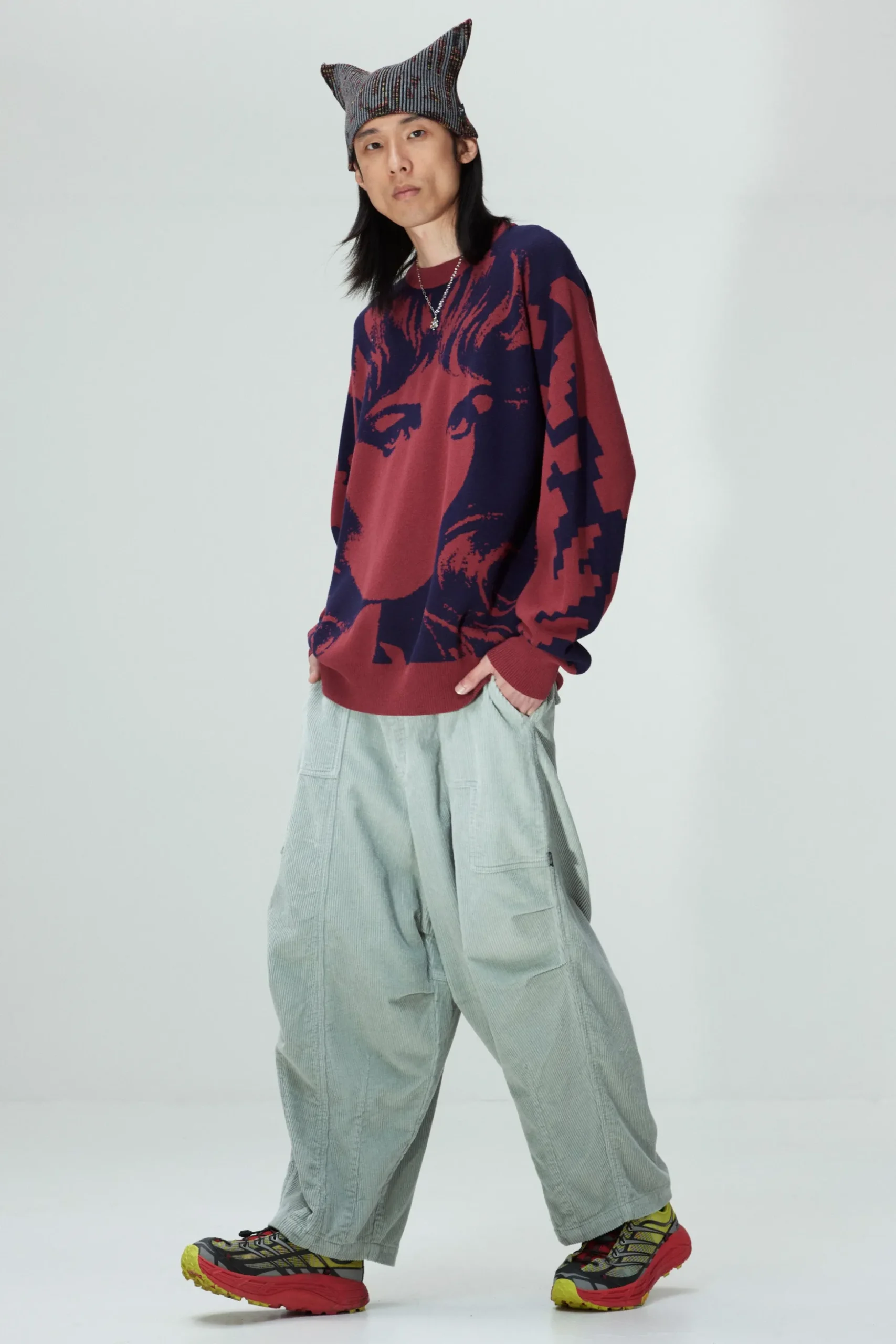 CORDUROY PONDERING PANT SKY GREY