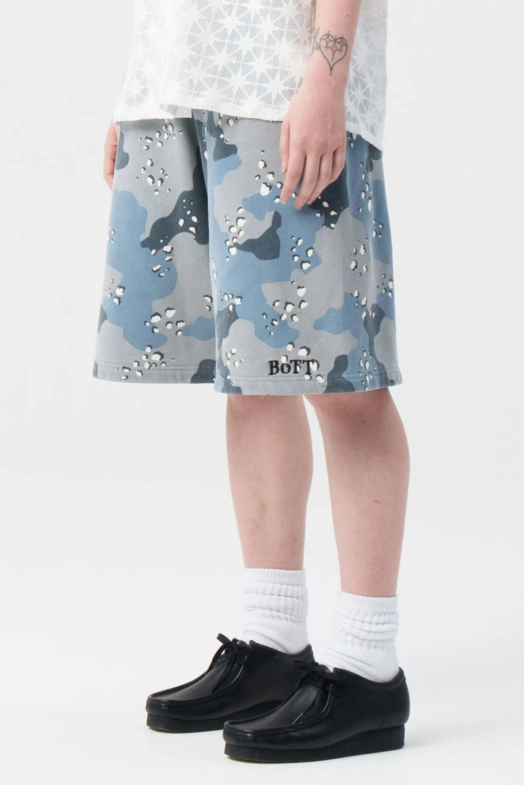 Desert Camo Sweatshort Cobalt