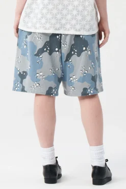 Desert Camo Sweatshort Cobalt