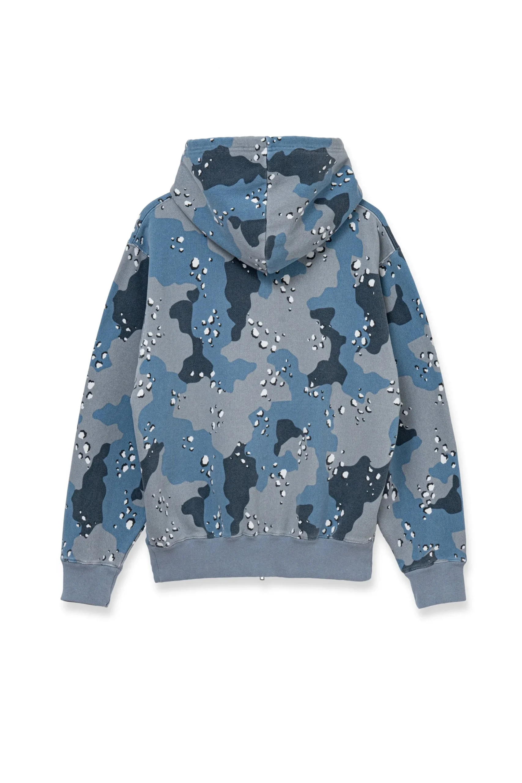 Desert Camo Zip Hoodie Cobalt