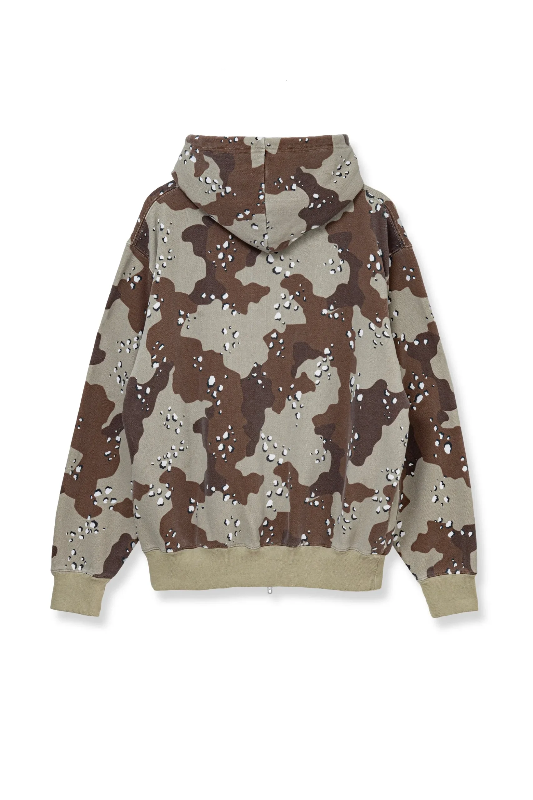 Desert Camo Zip Hoodie Sand
