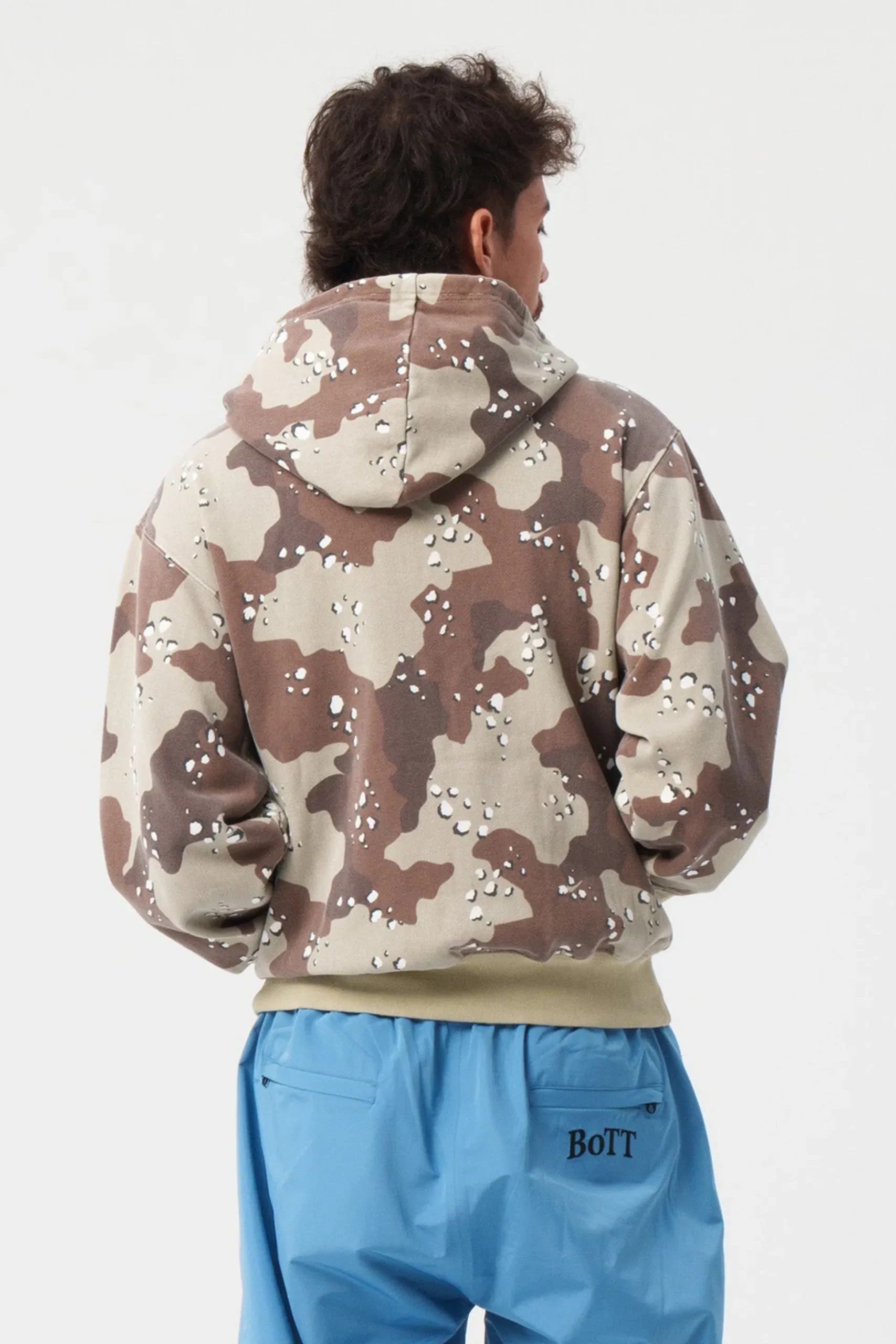 Desert Camo Zip Hoodie Sand