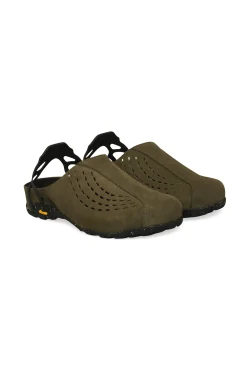 Fedaia Sandal Slide Olive Black