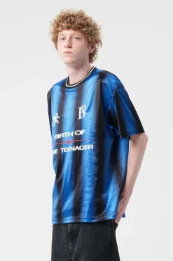 Gradient Soccer Shirt Black
