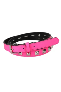 HALF STUDS BELT PINK