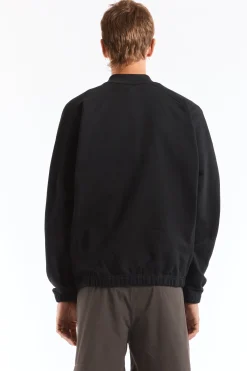 Heavy Half Zip Black
