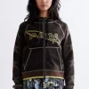 JADE RABBIT HOODED ZIP THRU