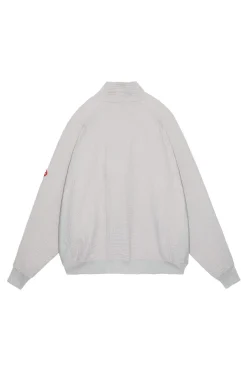 LAYERED GAUZE HALF ZIP