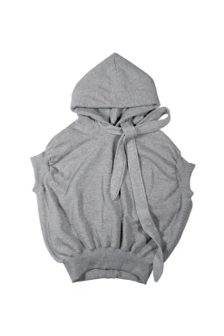 LONG STRAP CROPPED HOODIE