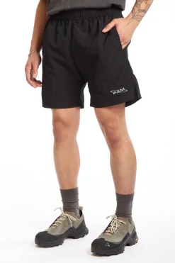 LUNACY FREE WHEELING TRACK SHORTS - BLACK