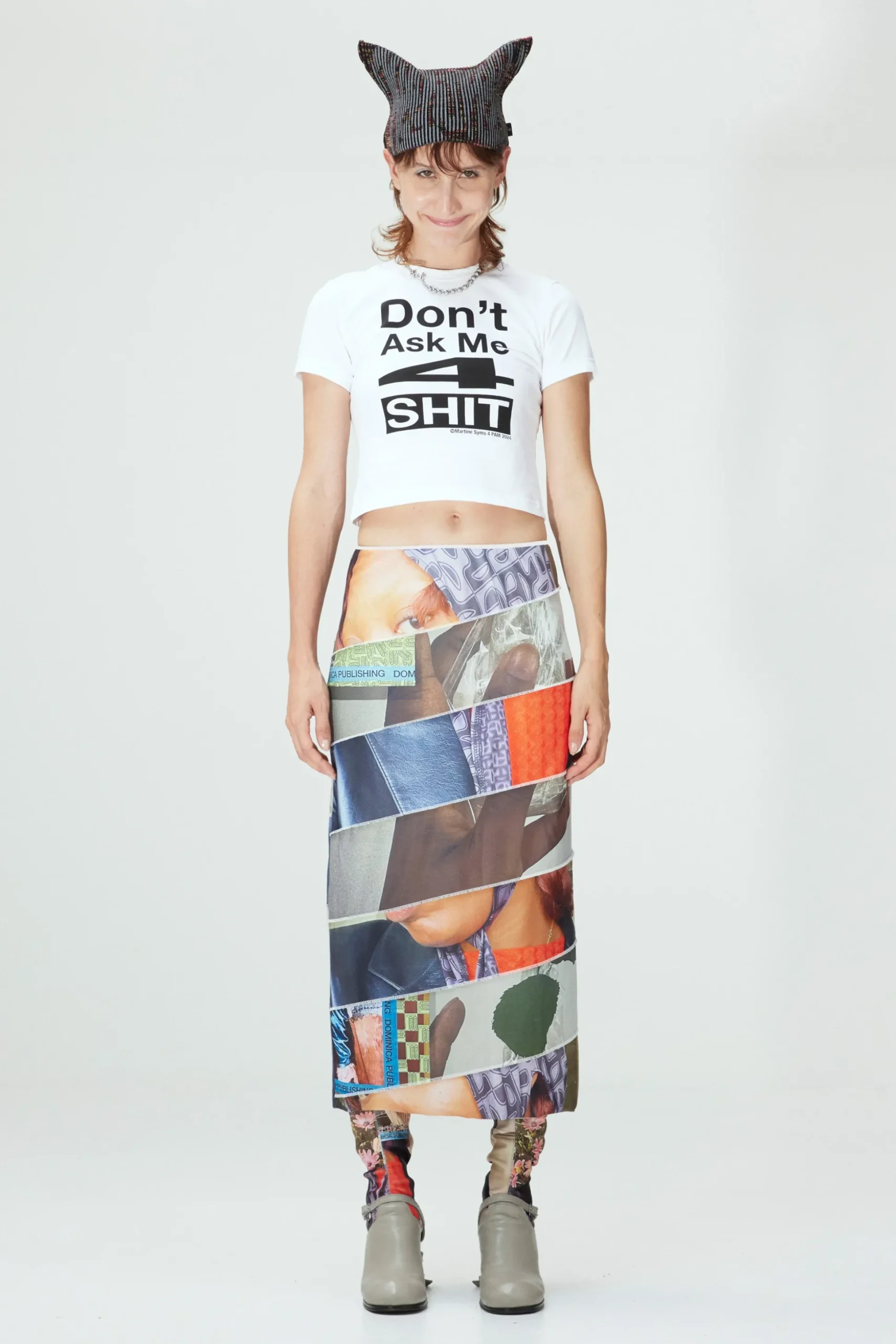 MARTINE SYMS - SELFIE SCROLL STRETCH SKIRT