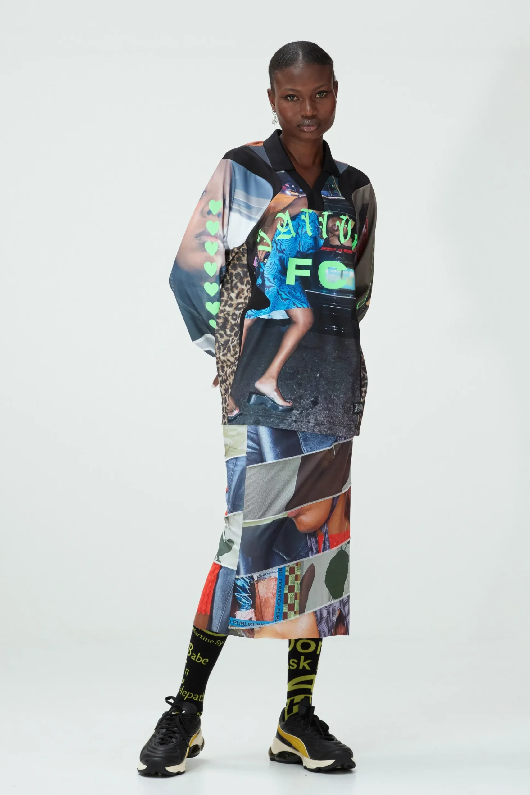 MARTINE SYMS - SELFIE SCROLL STRETCH SKIRT