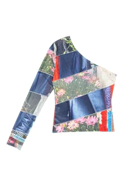 MARTINE SYMS - SELFIE SCROLL STRETCH TOP