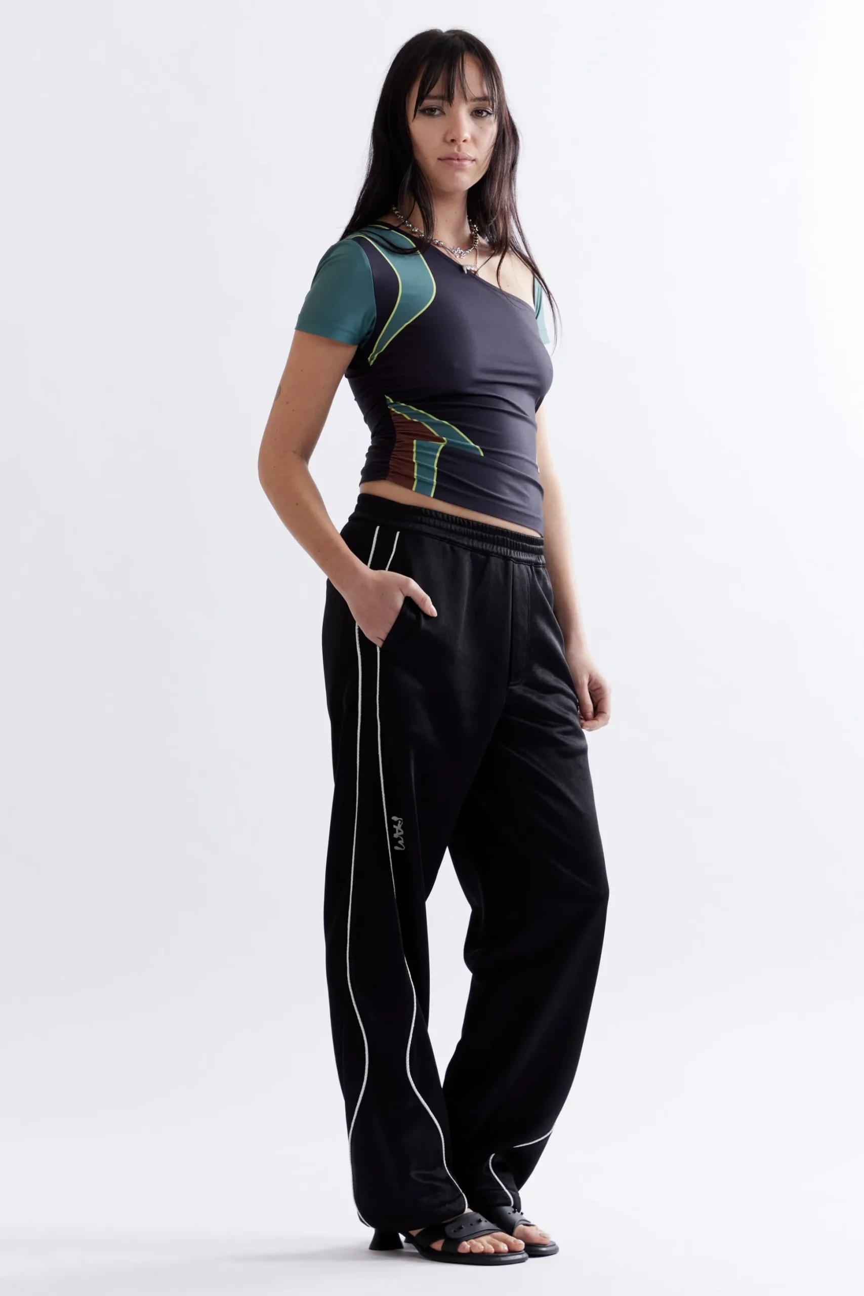 MIRAGE TRACK PANT - BLACK