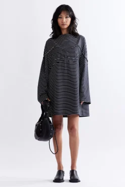 MOON MAIDEN STRIPE DRESS