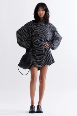 MOON MAIDEN STRIPE DRESS