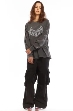 NH LONG SLEEVE TEE LS-4 BLACK