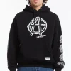 NH X ANARCHIC ADJUSTMENT . SWEAT HOODIE LS BLACK