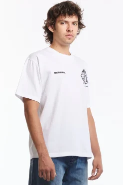 NH X ANARCHIC ADJUSTMENT . TEE SS-1 WHITE