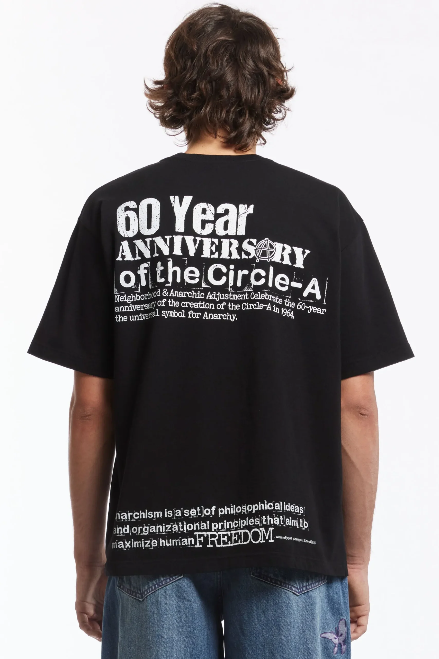 NH X ANARCHIC ADJUSTMENT . TEE SS-1 BLACK