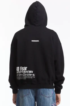 NH X ANARCHIC ADJUSTMENT . SWEAT HOODIE LS BLACK