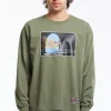 NH X SUBWARE . TEE LS-1 OLIVE DRAB