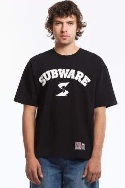 NH X SUBWARE . TEE SS-3 BLACK
