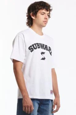 NH X SUBWARE . TEE SS-3 WHITE