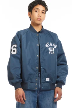 NYLON TWILL TEAM JACKET TEAL