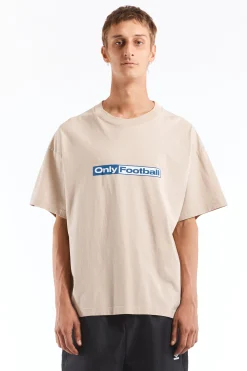 Only Football T Shirt Ivory