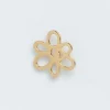 OUTLINE GESTURE STUD - GOLD