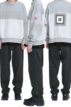 OVERDYE COLLARED LIGHT CREW NECK