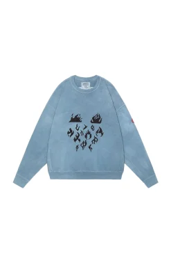 OVERDYE FLARE CREW NECK
